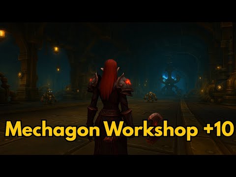 Mechagon Workshop +10 | Blood Death Knight | Mythic+ Dungeon | WoW TWW Season 2