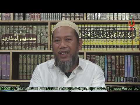 Mattan Pagmabugha pa Allahu Ta'ala | Shaykh  Abdurashid Abubakar (Tausug)