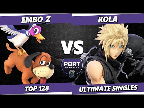 Port Priority 9 - embo_z (Duck Hunt) Vs. Kola (Cloud) Smash Ultimate - SSBU