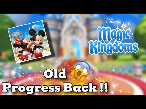 WHAT !! 😱 MY OLD PROGRESS BACK! Disney Magic Kingdoms Gameplay Walkthrough Ep. 7