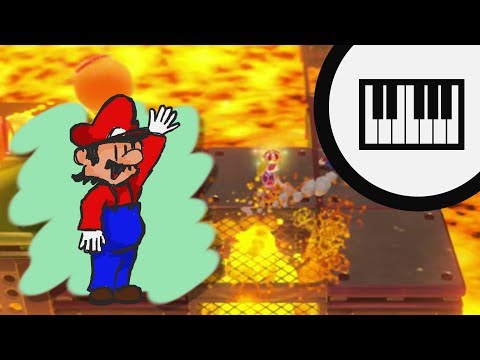 Super Mario 3D World - Simmering Lava Lake (Piano)