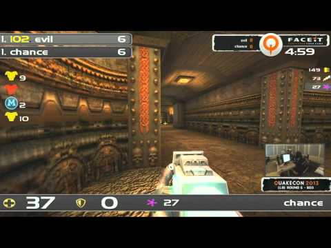 QuakeCon 2013 (LB) Round 6 evil vs chance (map 1 of 2)