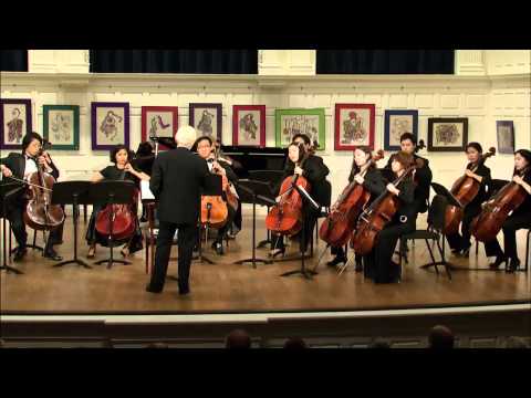 Cello Suite No. 6 in D major (Sarabande) by J. S. Bach, arranged by C. Hampton