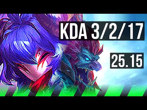 KINDRED vs TRUNDLE (JGL) | 3/2/17 | KR Master | 25.15
