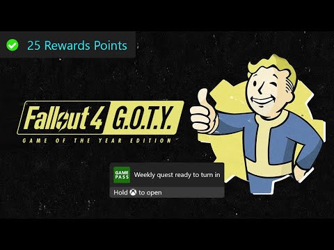 Fallout 4 Weekly Xbox Game Pass Quest Guide - Play the Game
