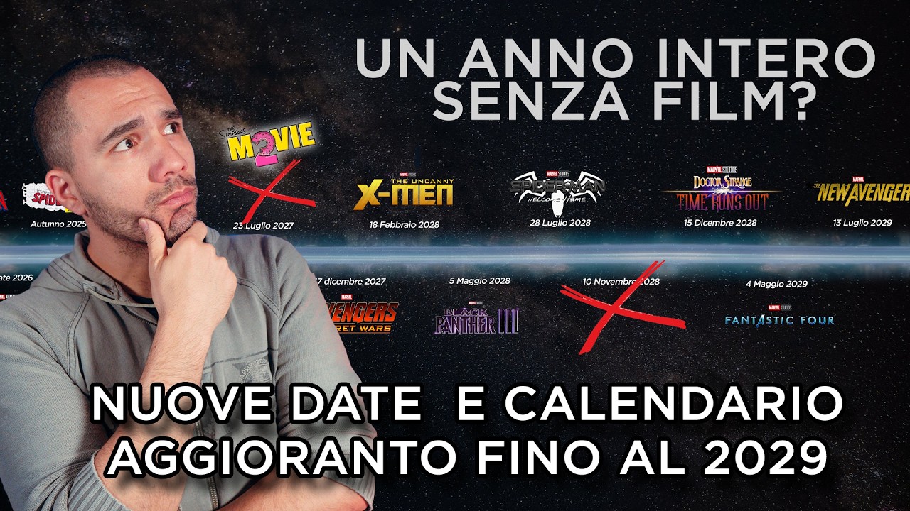 MARVEL STUDIOS ANNUNCIA NUOVE DATE MA UN ANNO INTERO SENZA FILM? CALENDARIO AGGIORNATO MARZO 2026
