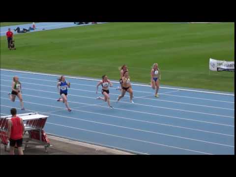100m Women Race 1 Round 2  Tón Le Gaoithe 2016