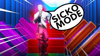 Fortnite SICKO MODE with Creative Music Blocks FULL SONG