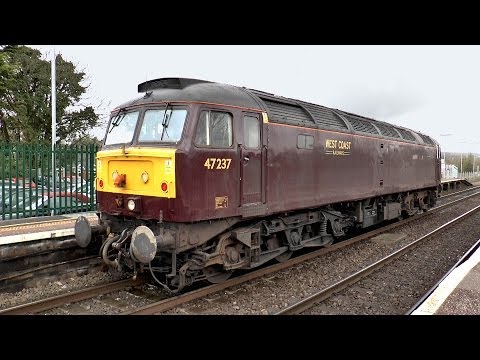 WCR 47237 on unusual light engine workings in South Wales 10/04/2014