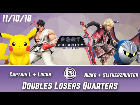 Port Priority 4Ever - Captain L + Locus Vs. Nicko + Slither2Hunter - Doubles Losers Quarters