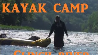 Overnight Clinch River Kayak trip, Intex explorer