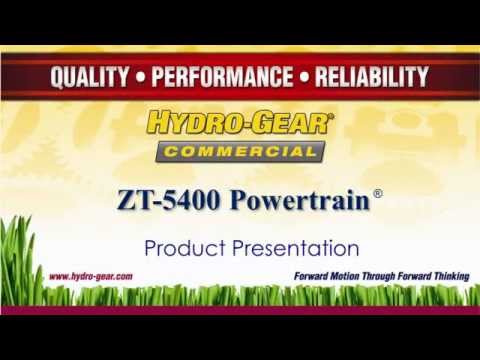 Hydro-Gear ZT-5400 Product Presentation (english)