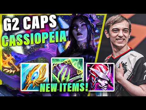 G2 CAPS PLAYING CASSIOPEIA MID W/ NEW ITEMS VS TF | PRESEASON S11 G2 PLAYERS STREAM GAMEPLAYS