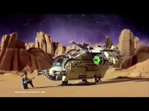 LEGO Star Wars - Wookie Gunship vs. AT-DP & TIE Advanced Prototype