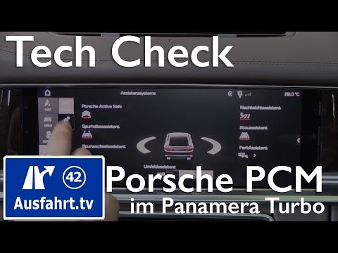 Tech-Check:  Infotainmentsystem PCM im neuen Porsche Panamera Turbo