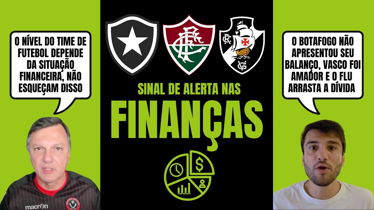 Finanças: Botafogo nem entregou o balanço, Vasco segue cheio de problemas e Fluminense sob risco