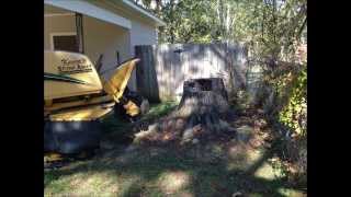 preview picture of video 'StumpAway Stump Grinding late 2013'