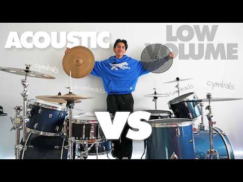 Acoustic Drums vs Low Volume Drums…Which Is Better?! | Evans dB One Low Volume Set