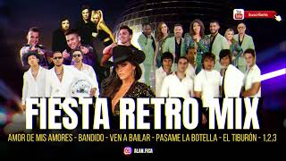 Fiesta Retro MIx, Sonora Dinamita, Ana Barbara, Yámana, Banda XXI, Ilegales, El Simbolo. Alan Fica
