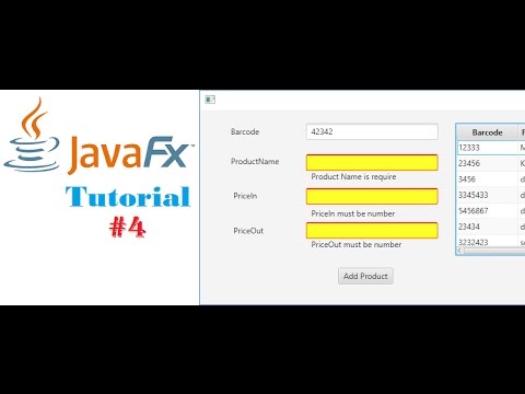 #04 JavaFx and SQL Server Tutorials | Validation TextField
