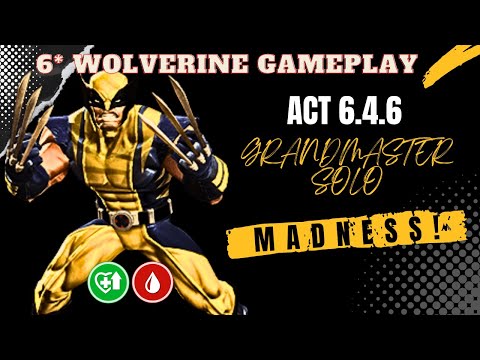R4 Wolverine Vs Act 6 GRANDMASTER | FULL YELLOW BAR FINISH! | Marvel Contest of Champions