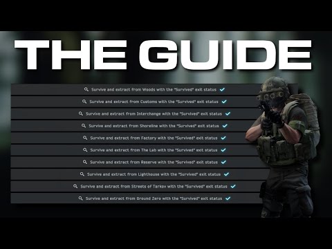 The BEST STRATEGY to complete THE GUIDE in Escape from Tarkov!
