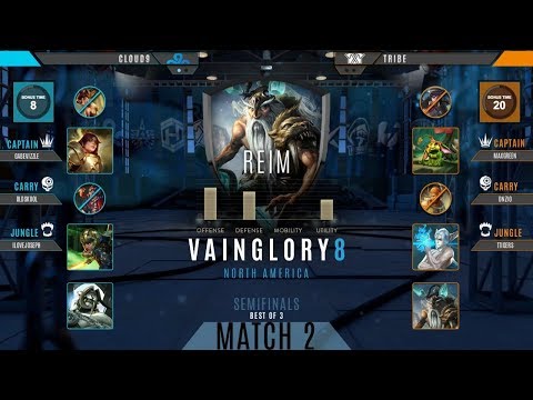 Tribe vs Cloud9 Game 2 Semifinal | Vainglory 8 NA Autumn 2017 Split 1 Week 2