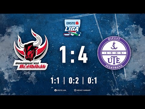 Gólösszefoglaló - EL 157 - Dunaújvárosi Acélbikák - UTE 1:4 20220104