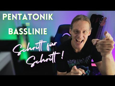 Pentatonik = Basslinie | Konkret Ton für Ton!