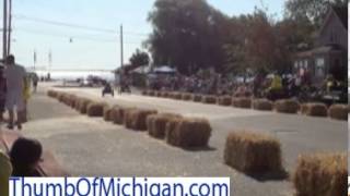 preview picture of video 'Highlights From the 2012 Harbor Beach Cart Derby'