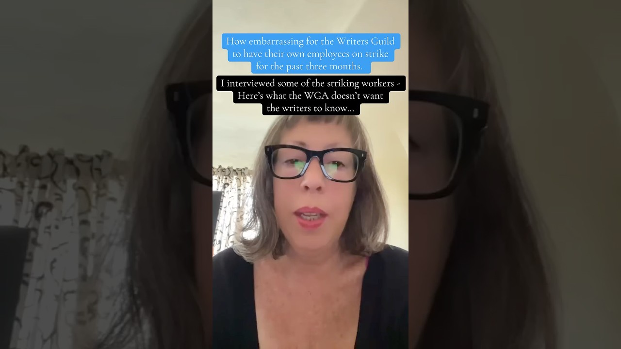 WGA employees on strike - how embarrassing for the writers union!