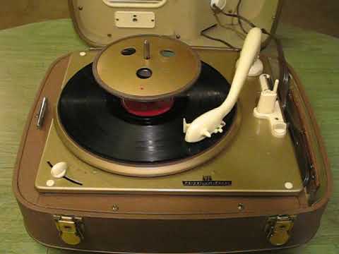 Perpetuum Ebner Musical 5V Portable Record Player - Swedish Rhapsody - Percy Faith - 1953
