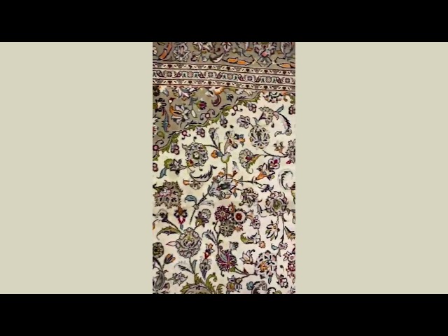 سجاد ايراني صوف كاشان - صناعة و نسيج يدوي | مقاس:...