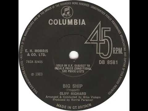 UK New Entry 1969 (104) Cliff Richard - Big Ship