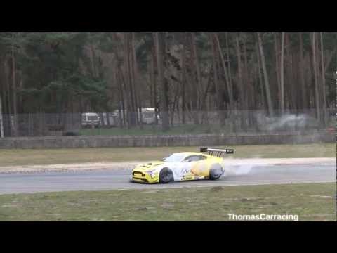Aston Martin V12 Vantage GT3 Spin - BRCC test Day Zolder