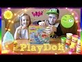 Плэй до играют дети Мальчик и девочка играют в пластилин Play Doh Doctor Drill 'N Fill ...