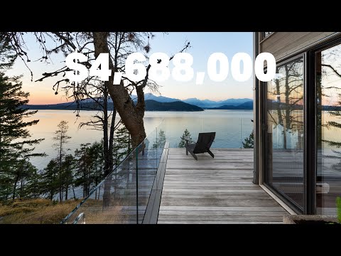 West Coast Modern Waterfront Retreat on Bowen Island, BC | $4,688,000