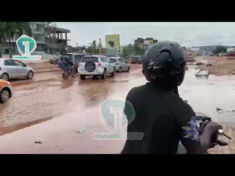 Accra–Kasoa Highway Update: Floodwaters Recede But Silt Slows Traffic at Old Barrier
