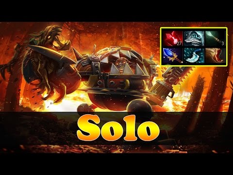 Dota 2 - Solo Plays Timbersaw - Ranked Match Gameplay