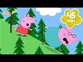 Daddy Pig FALLS Down BIG Hill ️ Peppa Pig Full Episodes 45 Minutes Of Kids Cartoons