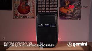 Video thumbnail for GEMINI AS-2108BT, AS-2110BT, AS-2112BT, AS-2115BT Active Speaker by MusicMaxEu