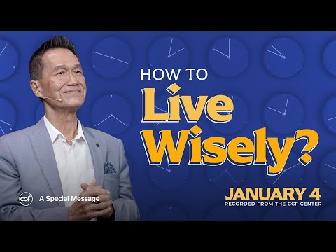 Live Wisely In Light Of Eternity | Peter Tan-Chi | January 4, 2026