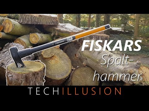 🛠BESTE AXT für's HOLZ HACKEN?! - Fiskars Spalthammer - Test