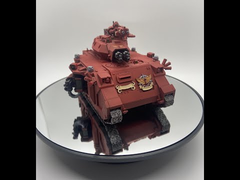 Warhammer40K BAAL Predator Paint Details