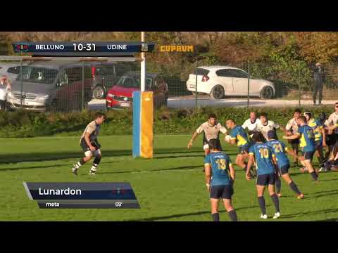 Highlights | Rugby Belluno - Rugby Udine | Serie B 2024-25