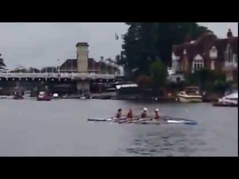 Mas C D and E Quad race Marlow Town Regatta 13 June 2015 at finish