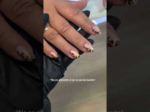 🐆De uñas simples a este diseño de leopardo