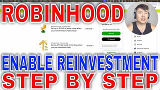 ✅ How To Enable Robinhood Automatic Dividend Reinvestment 🔴