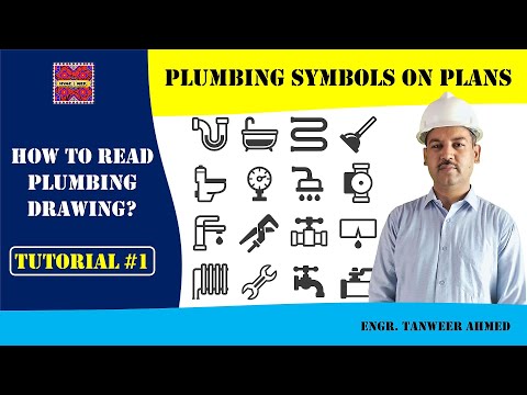 How to Read Plumbing Drawing 1 Plumbing Symbols on Plans in Urdu