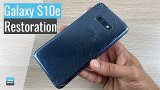 Samsung Galaxy S10e Restoration | Restoring smashed Galaxy S10e